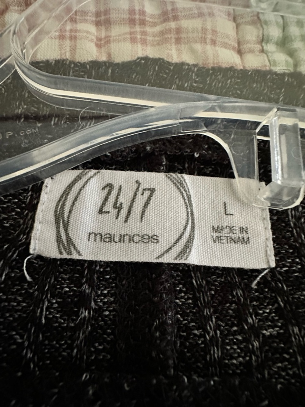 Maurices Black Ribbed Knit Pullover Sweater - Picture 4 of 7